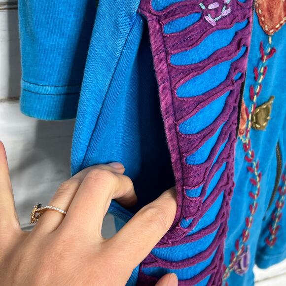 Rising International Full Zip Hooded Sweatshirt Dress Size Medium - Picture 9 of 10